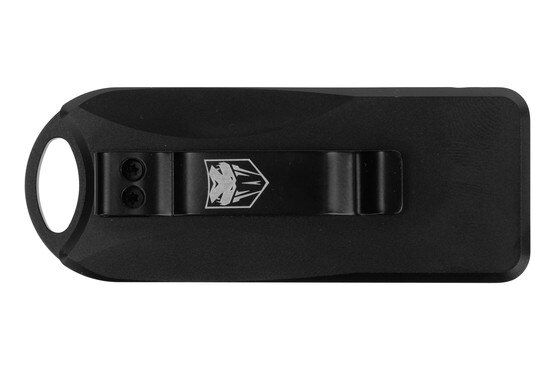 Cobratec OTF Bottle Opener is built with a pocket clip for easy carrying